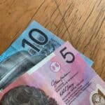 Close-up Australian Dollars