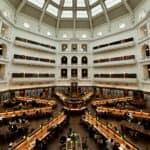 La Trobe Reading Room at State Library Victoria in Melbourne